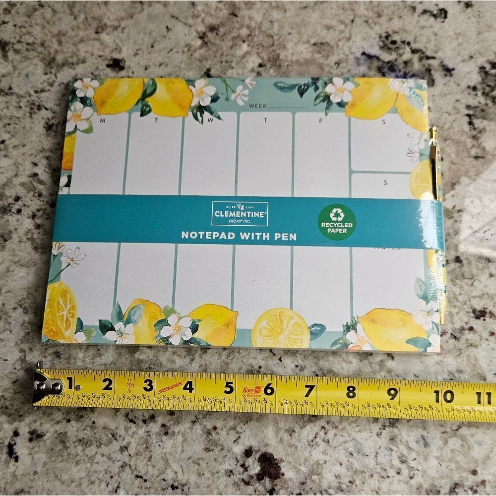 Clementine Calendar Notepad Set with Pen - Picture 4 of 10
